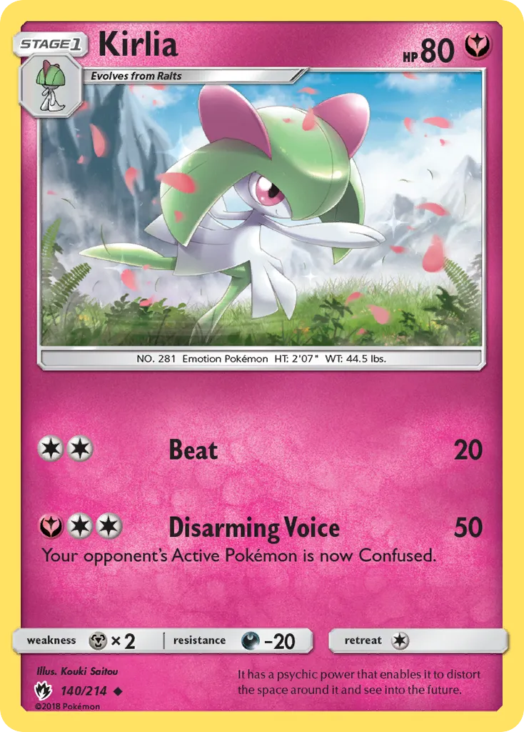 Kirlia — SM - Lost Thunder — Pokémon