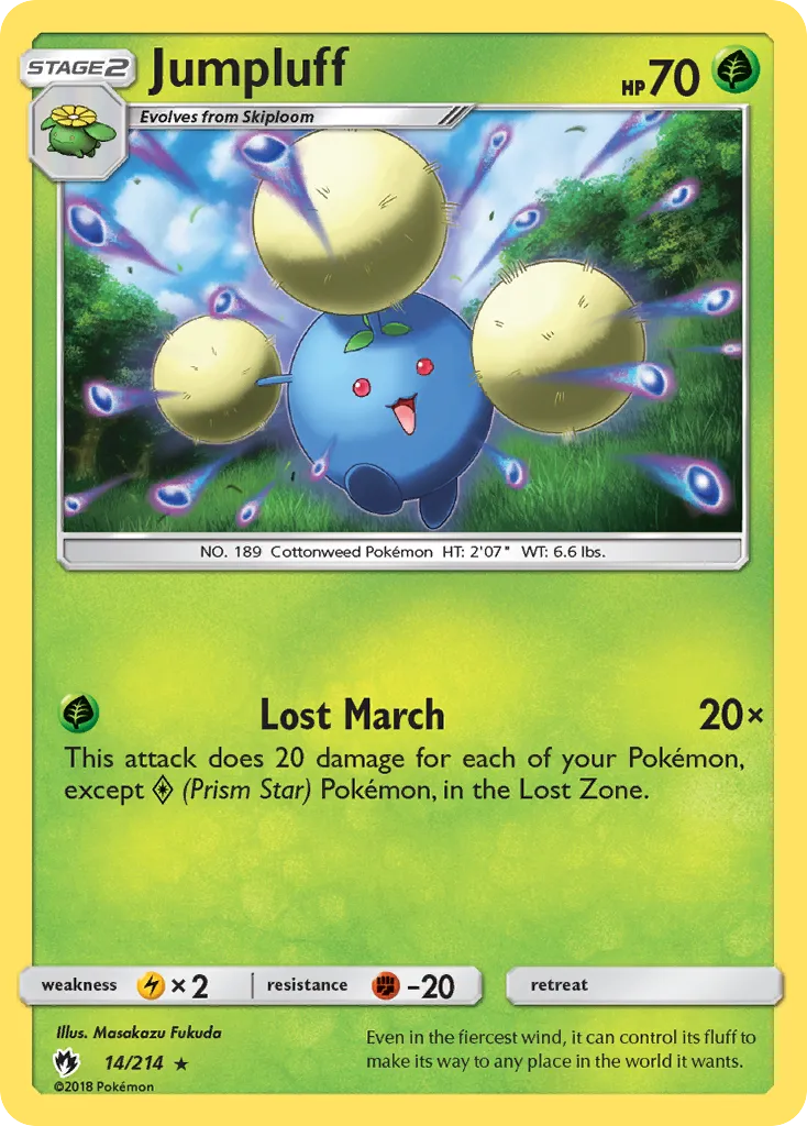 Jumpluff — SM - Lost Thunder — Pokemon