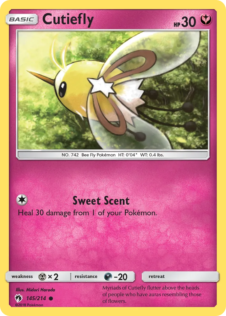 Cutiefly — SM - Lost Thunder — Pokémon