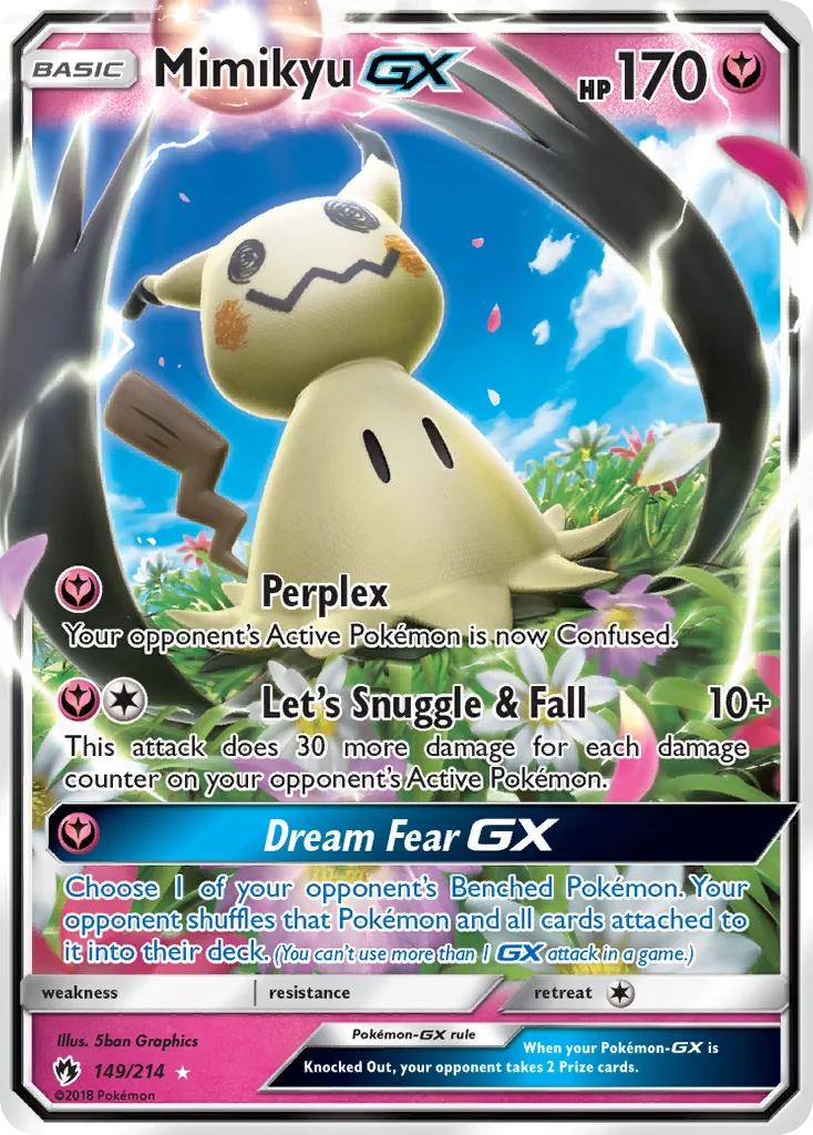 Mimikyu GX — SM - Lost Thunder — Pokémon