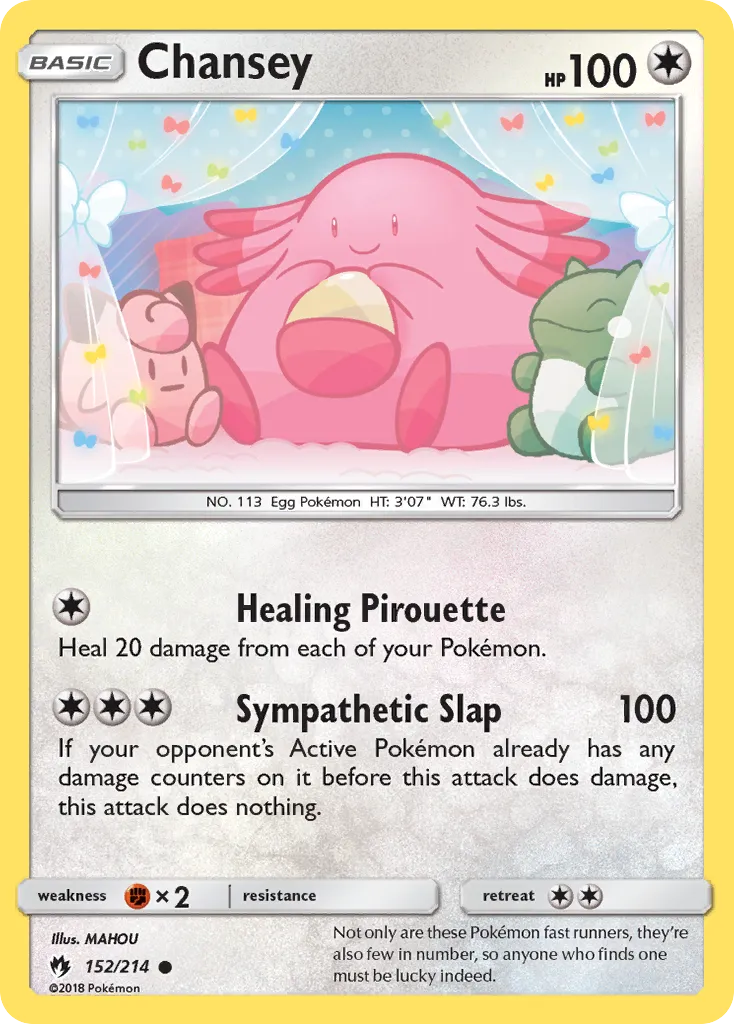 Chansey — SM - Lost Thunder — Pokemon