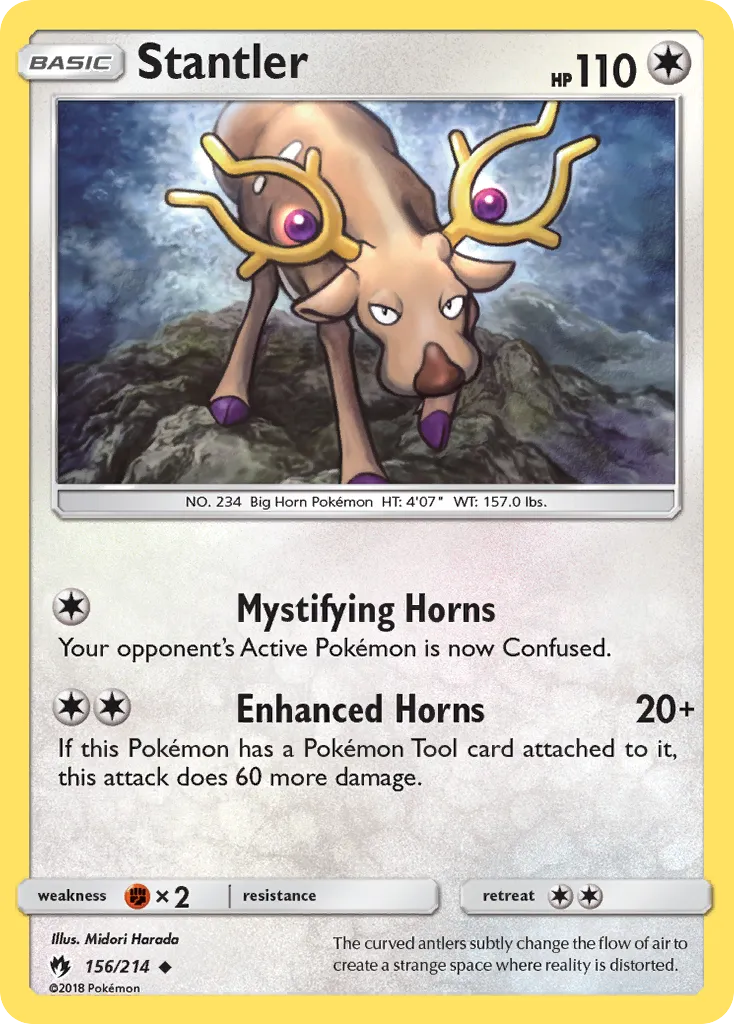 Stantler — SM - Lost Thunder — Pokémon