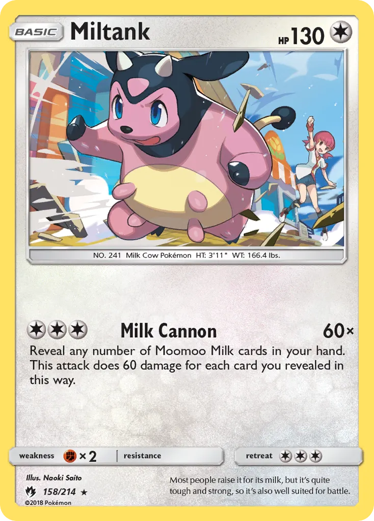Miltank — SM - Lost Thunder — Pokemon