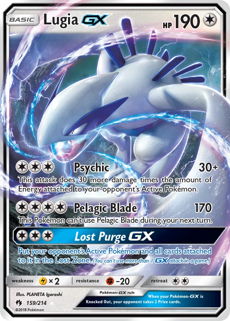 Lugia GX — SM - Lost Thunder — Pokemon
