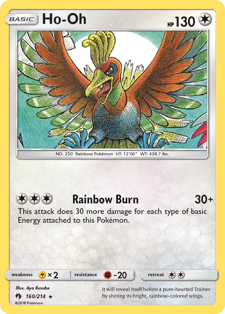 Ho-Oh — SM - Lost Thunder — Pokemon