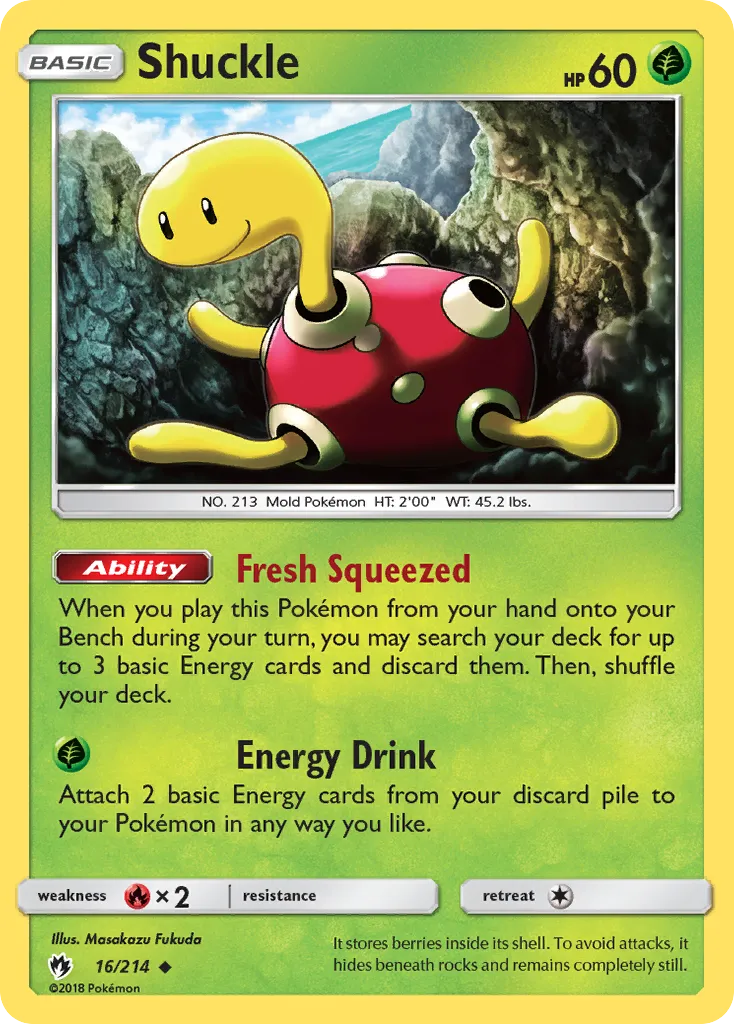 Shuckle — SM - Lost Thunder — Pokemon