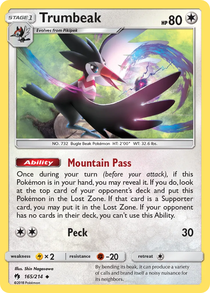 Trumbeak — SM - Lost Thunder — Pokémon