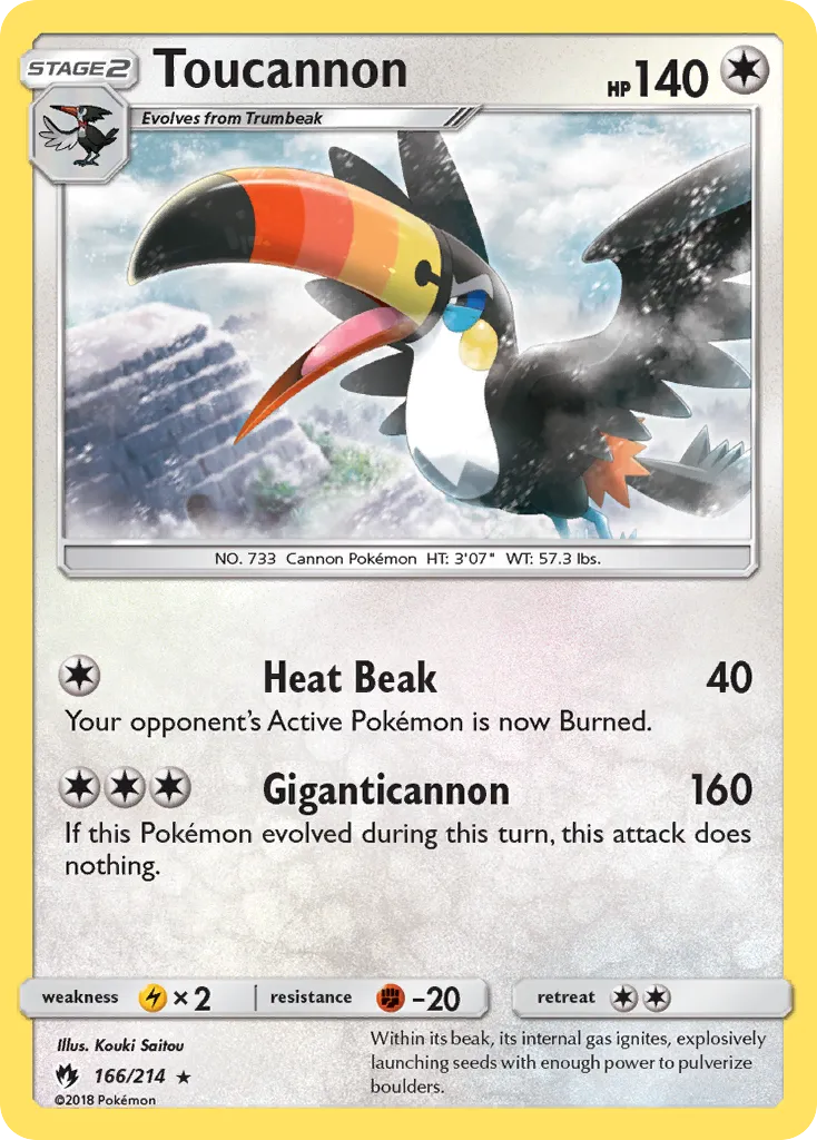 Toucannon — SM - Lost Thunder — Pokémon