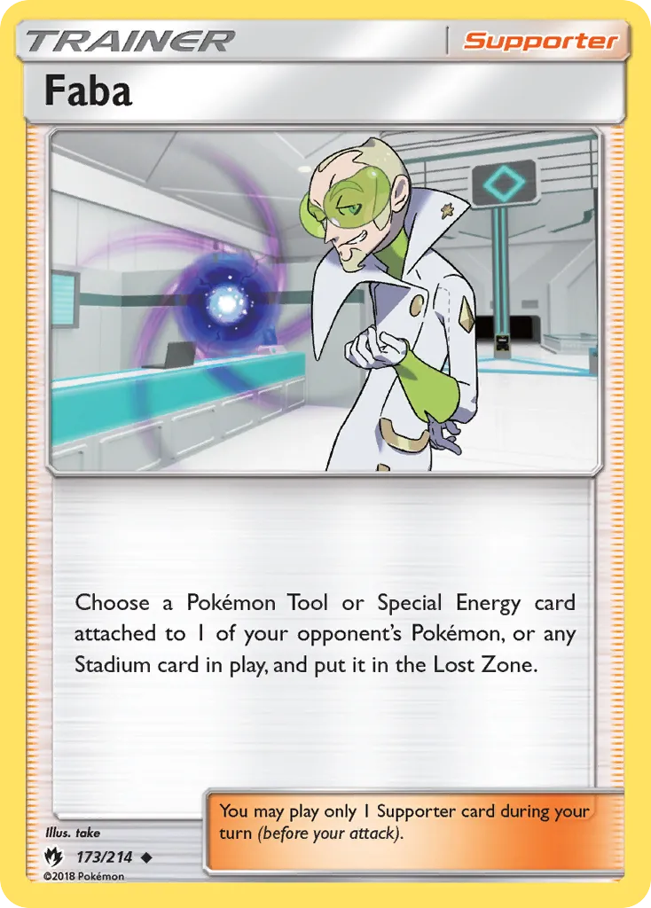 Faba — SM - Lost Thunder — Pokémon