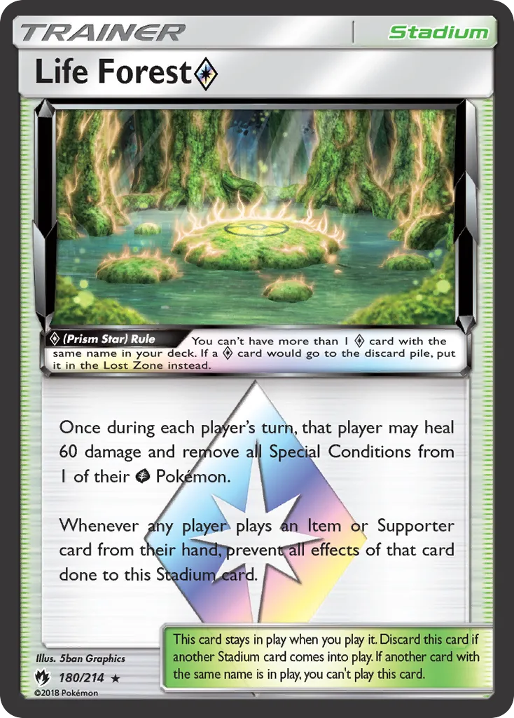 Life Forest Prism Star — SM - Lost Thunder — Pokemon