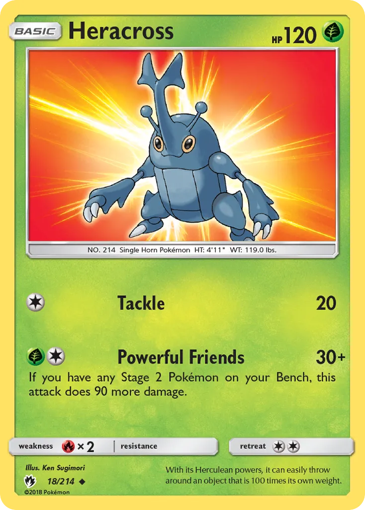 Heracross — SM - Lost Thunder — Pokemon