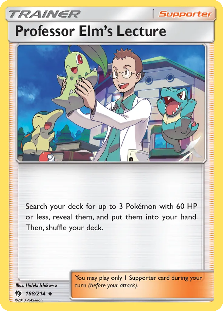Professor Elm's Lecture — SM - Lost Thunder — Pokémon