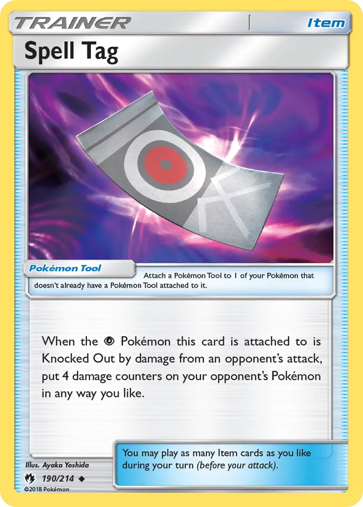 Spell Tag — SM - Lost Thunder — Pokémon