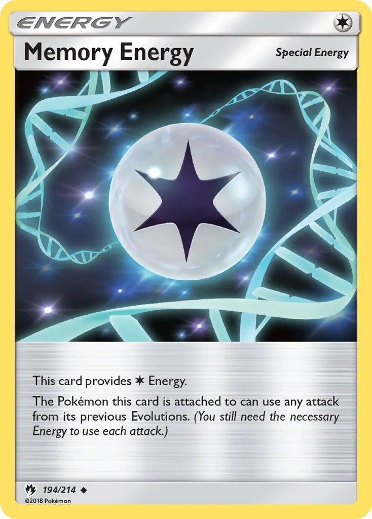 Memory Energy — SM - Lost Thunder — Pokémon