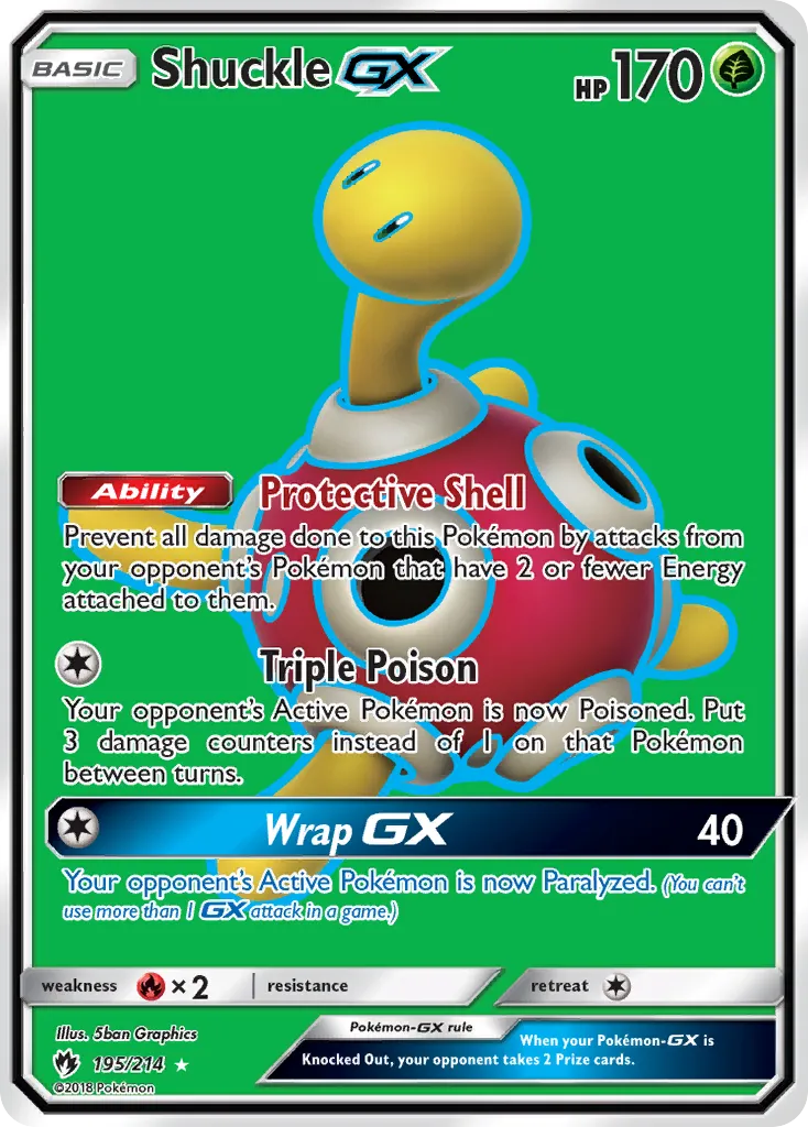 Shuckle GX — SM - Lost Thunder — Pokemon