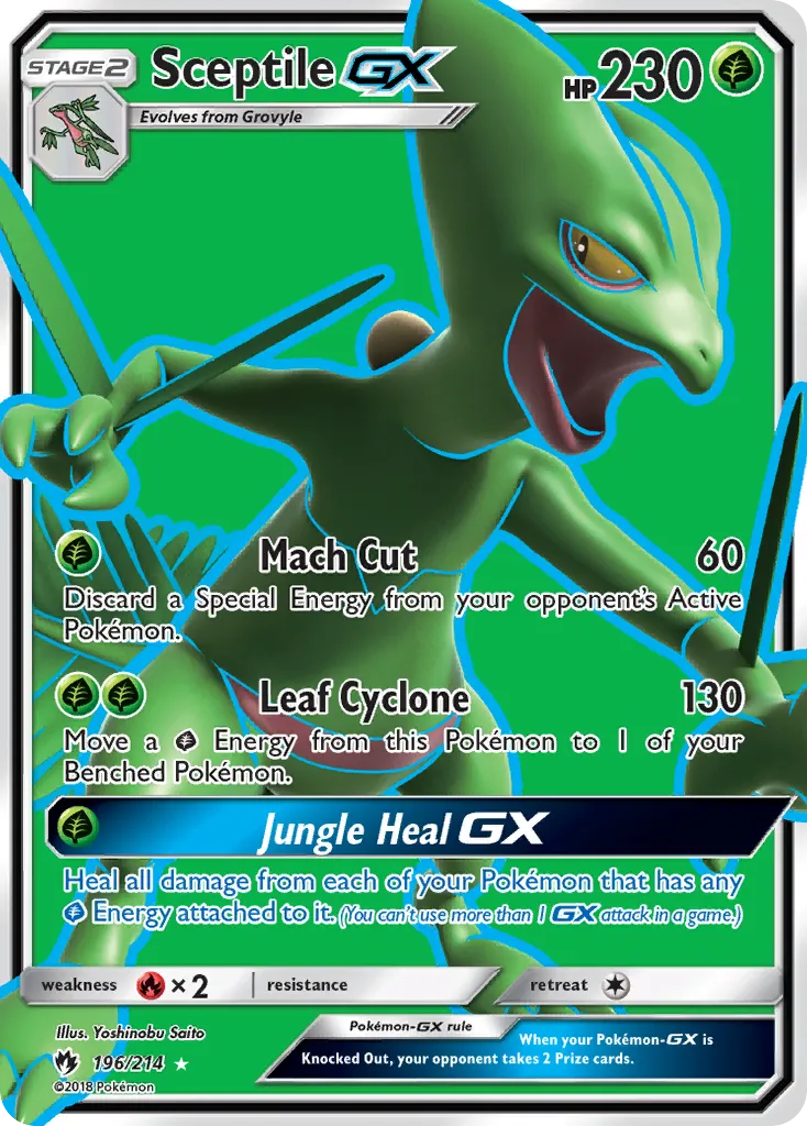 Sceptile GX — SM - Lost Thunder — Pokémon