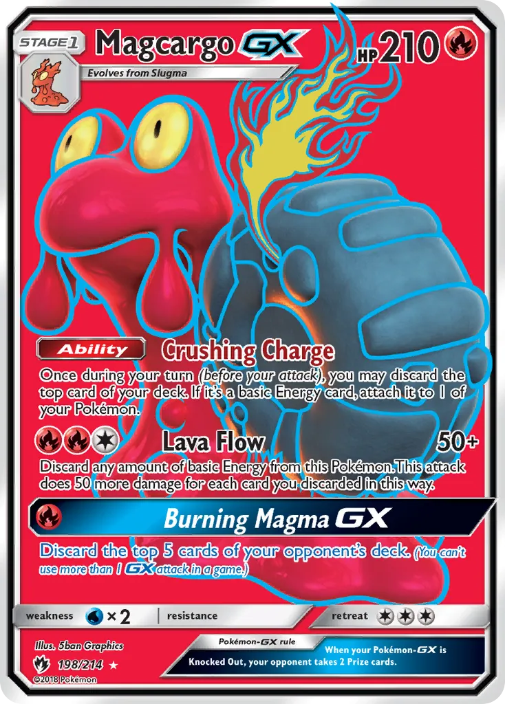 Magcargo GX — SM - Lost Thunder — Pokemon