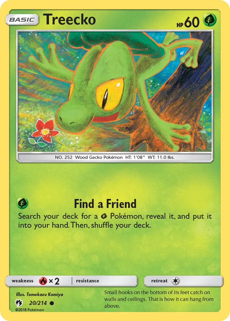Treecko — SM - Lost Thunder — Pokémon
