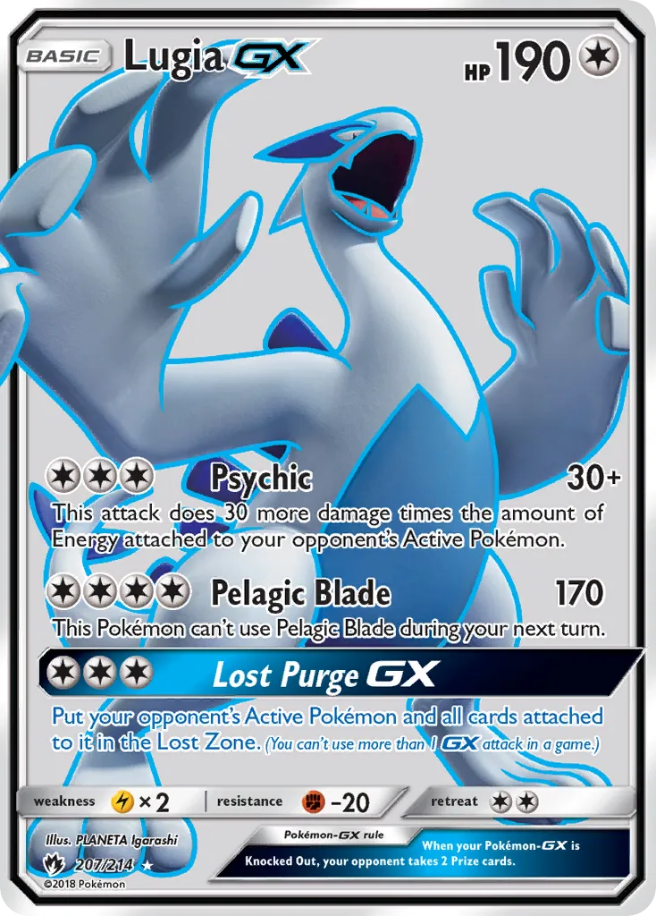 Lugia GX — SM - Lost Thunder — Pokemon