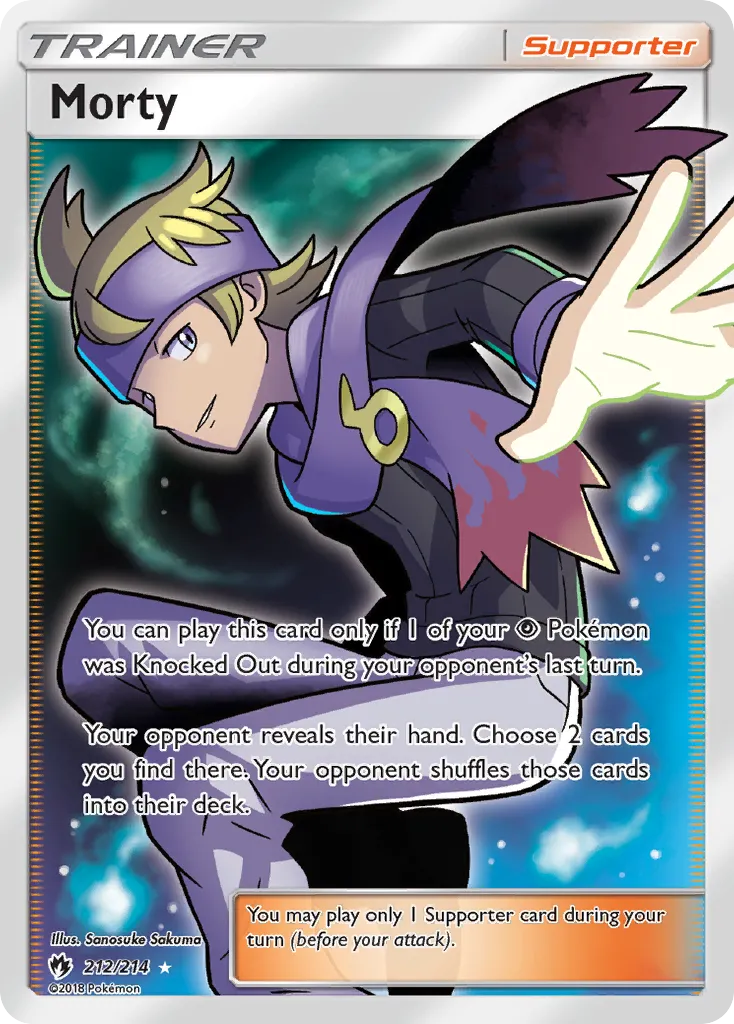 Mortimer — SM - Lost Thunder — Pokemon