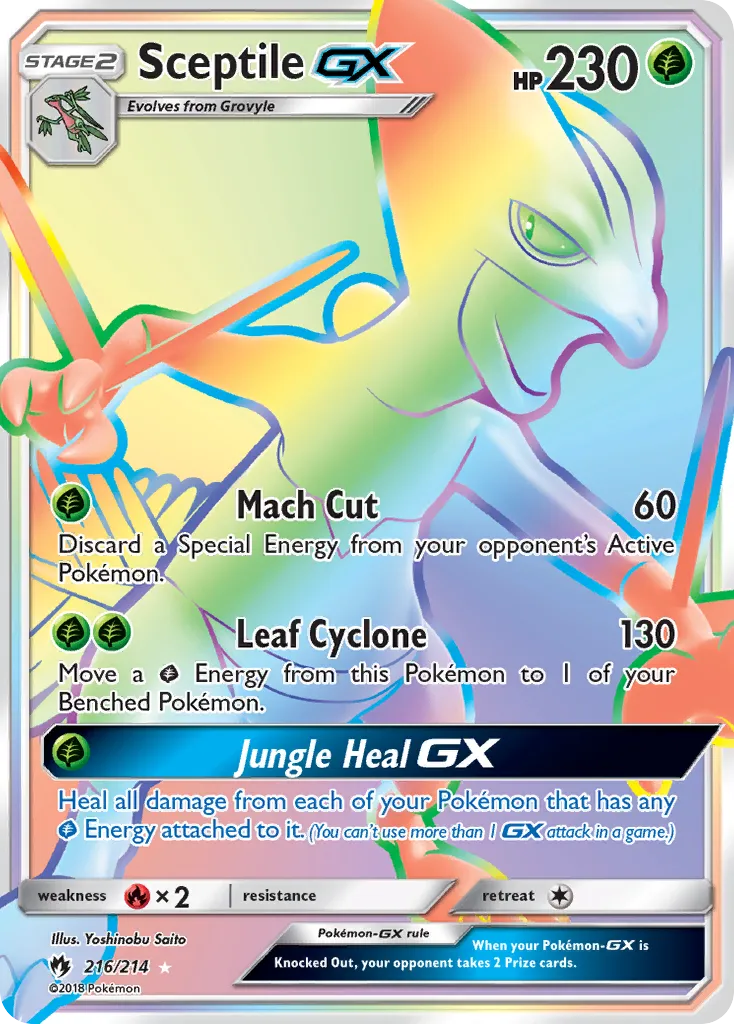 Sceptile GX — SM - Lost Thunder — Pokemon