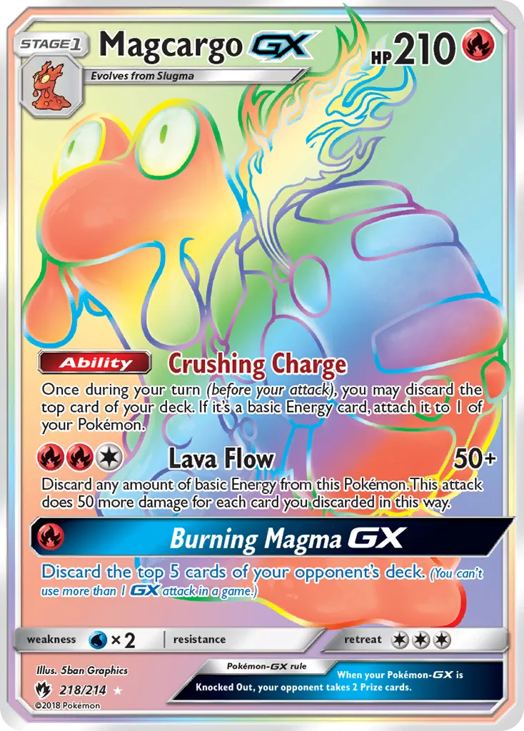 Magcargo GX — SM - Lost Thunder — Pokemon