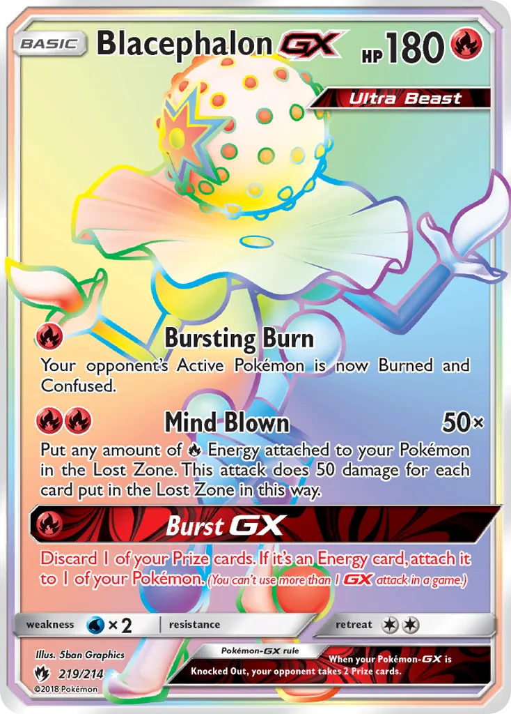 Blacephalon GX — SM - Lost Thunder — Pokemon