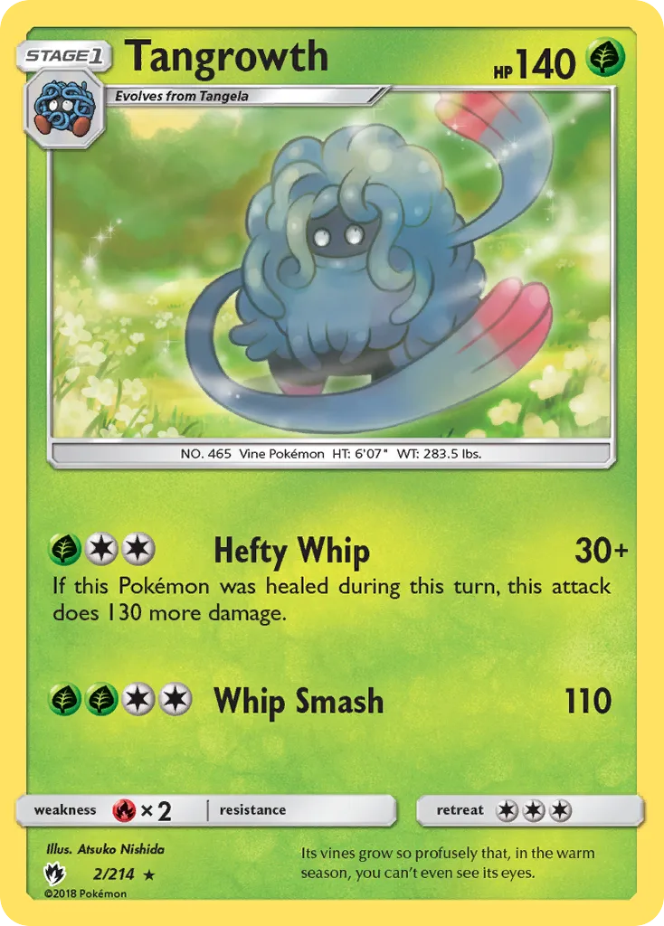 Tangrowth — SM - Lost Thunder — Pokemon