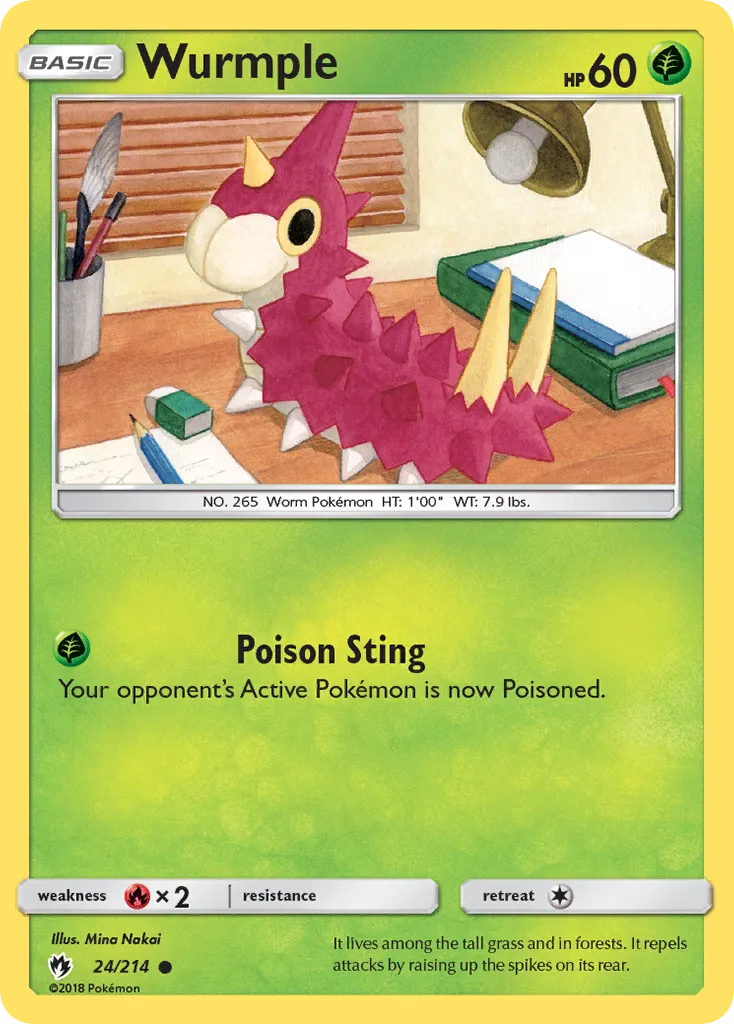 Wurmple — SM - Lost Thunder — Pokemon