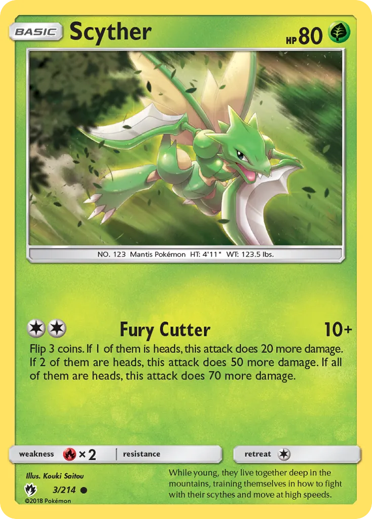 Scyther — SM - Lost Thunder — Pokemon