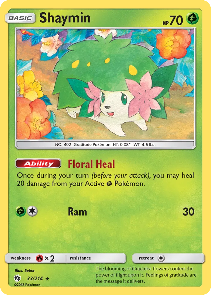 Shaymin — SM - Lost Thunder — Pokemon