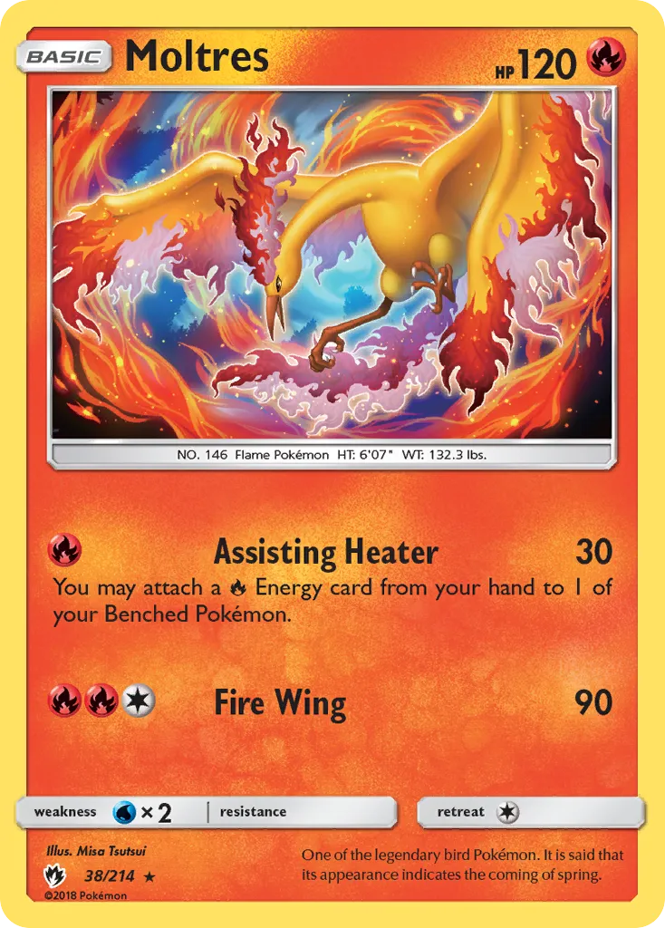 Moltres — SM - Lost Thunder — Pokemon