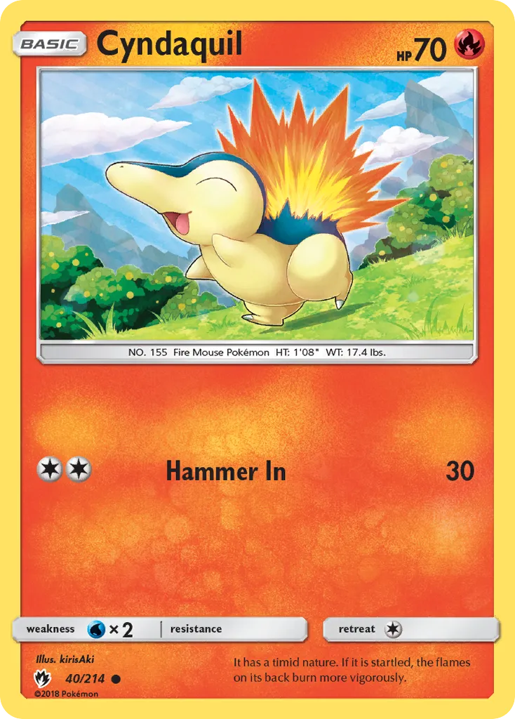 Cyndaquil — SM - Lost Thunder — Pokémon