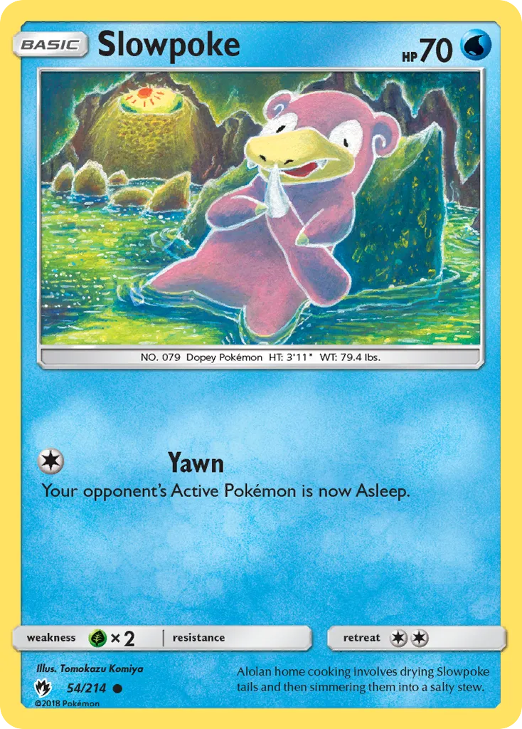 Slowpoke — SM - Lost Thunder — Pokemon
