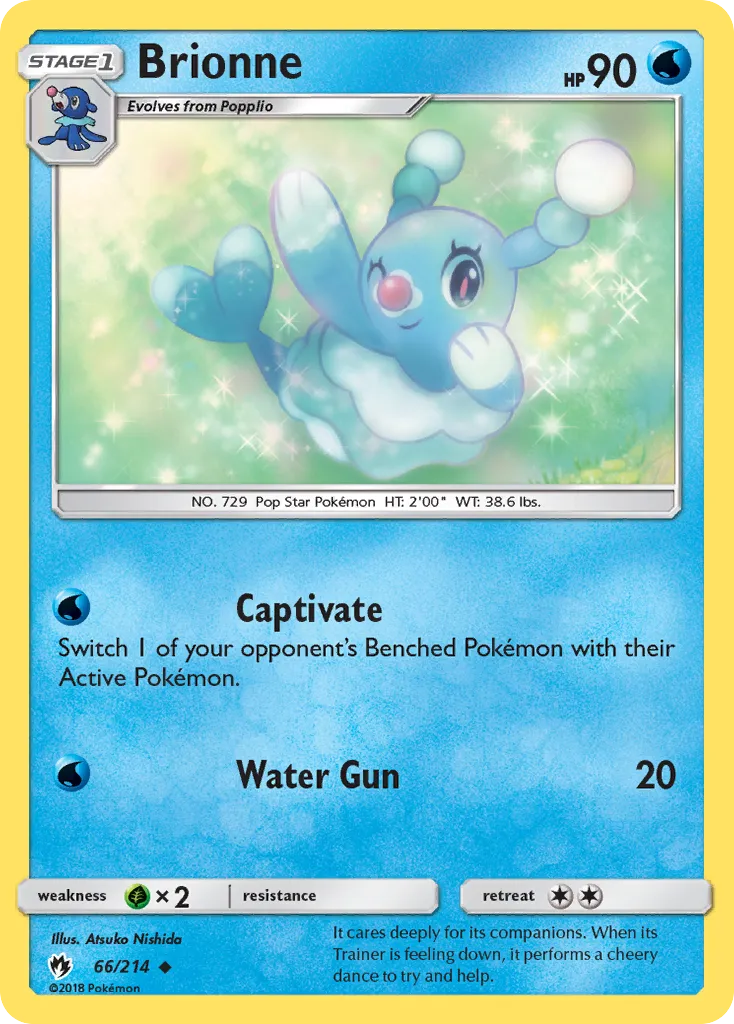 Brionne — SM - Lost Thunder — Pokemon