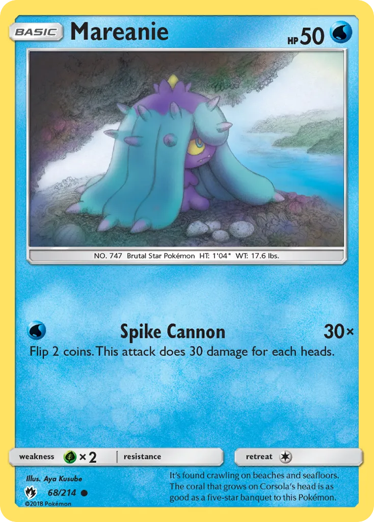 Mareanie — SM - Lost Thunder — Pokemon