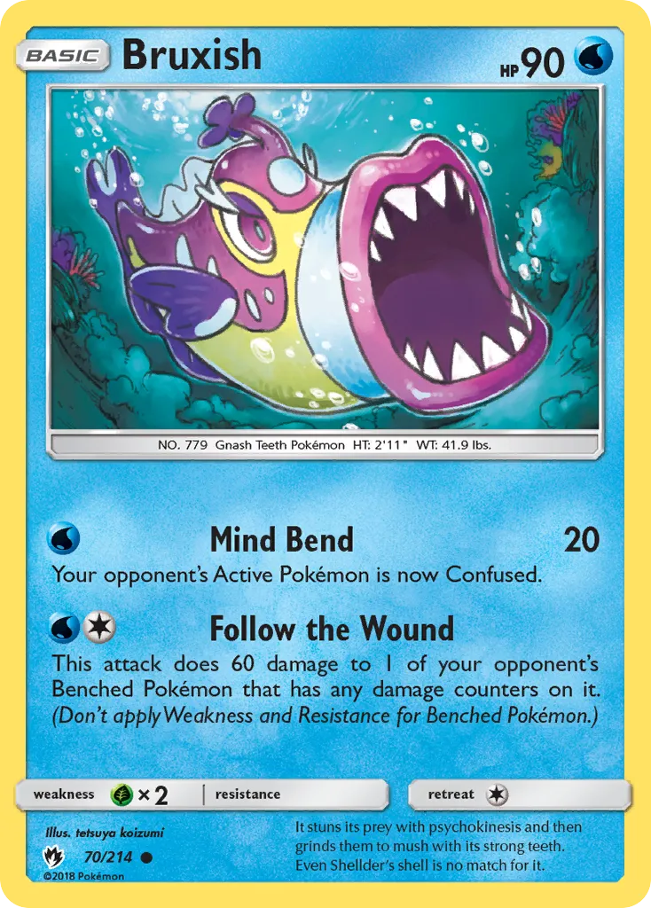 Bruxish — SM - Lost Thunder — Pokemon