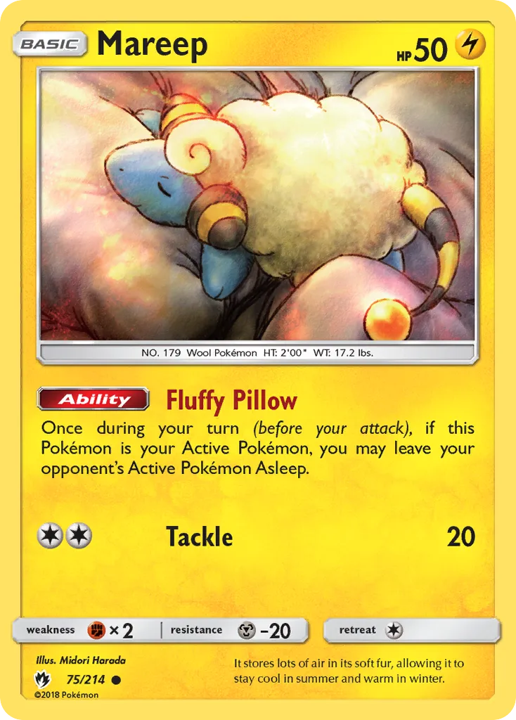 Mareep — SM - Lost Thunder — Pokemon