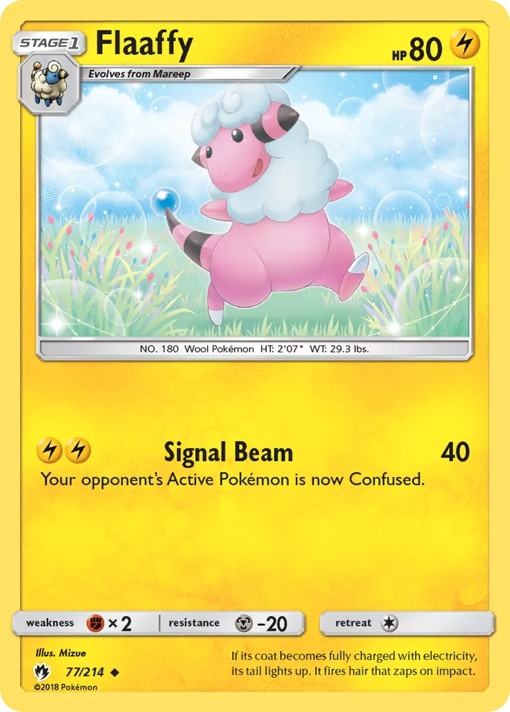 Flaaffy — SM - Lost Thunder — Pokemon