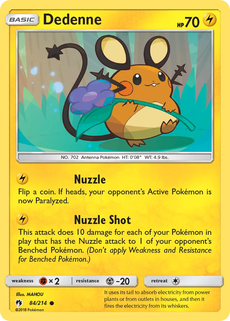 Dedenne — SM - Lost Thunder — Pokémon