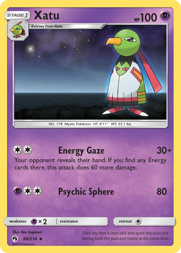 Xatu — SM - Lost Thunder — Pokemon