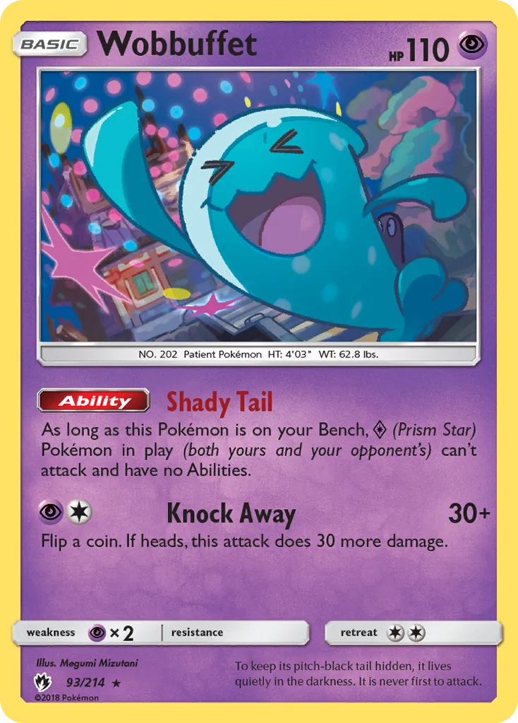 Wobbuffet — SM - Lost Thunder — Pokemon