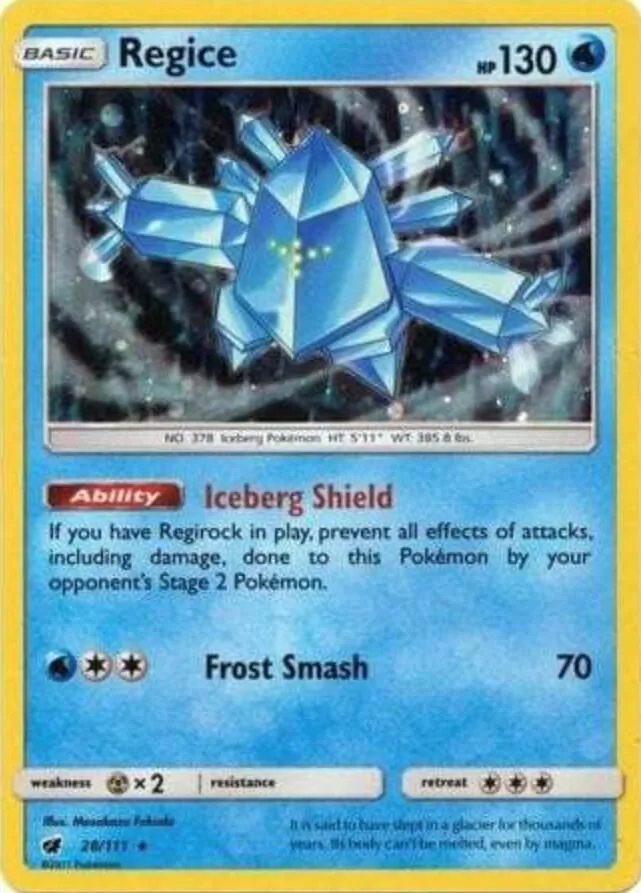 Regice — SM Promos — Pokémon