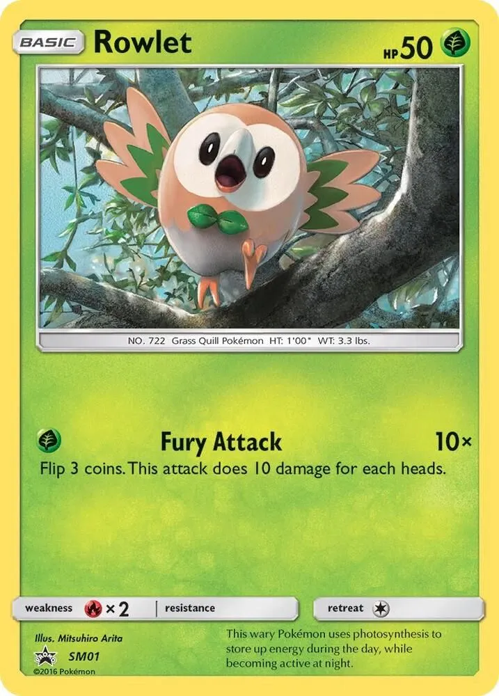 Rowlet — SM Promos — Pokémon