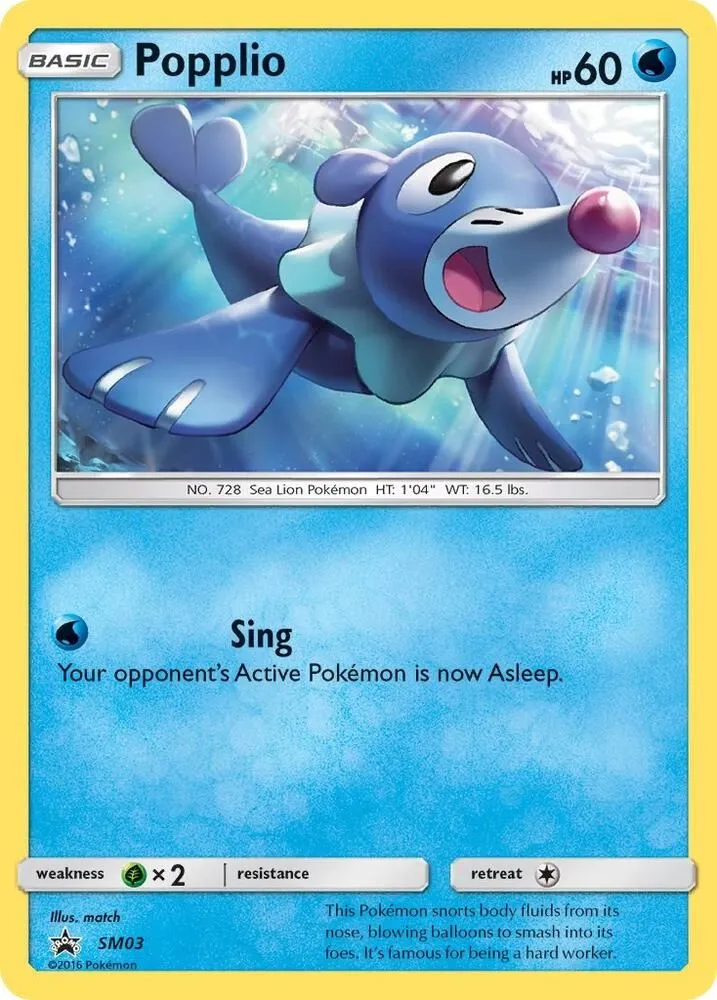 Popplio — SM Promos — Pokemon