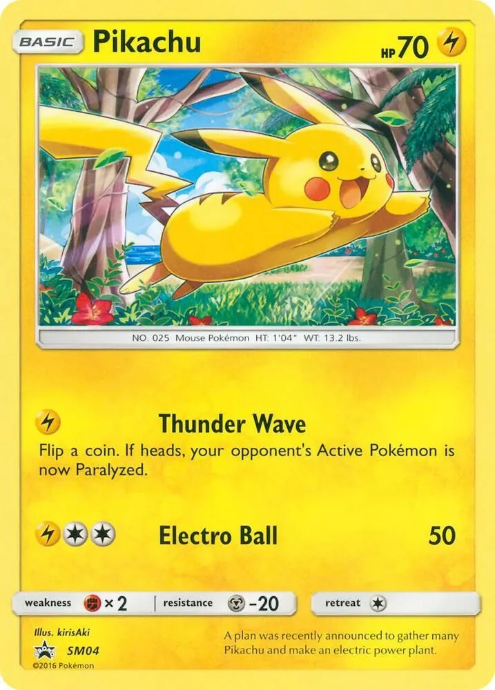 Pikachu — SM Promos — Pokemon