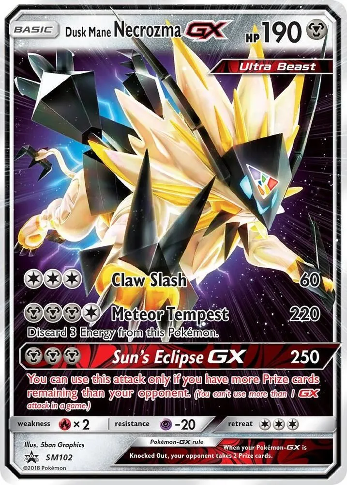 Dusk Mane Necrozma GX — SM Promos — Pokémon