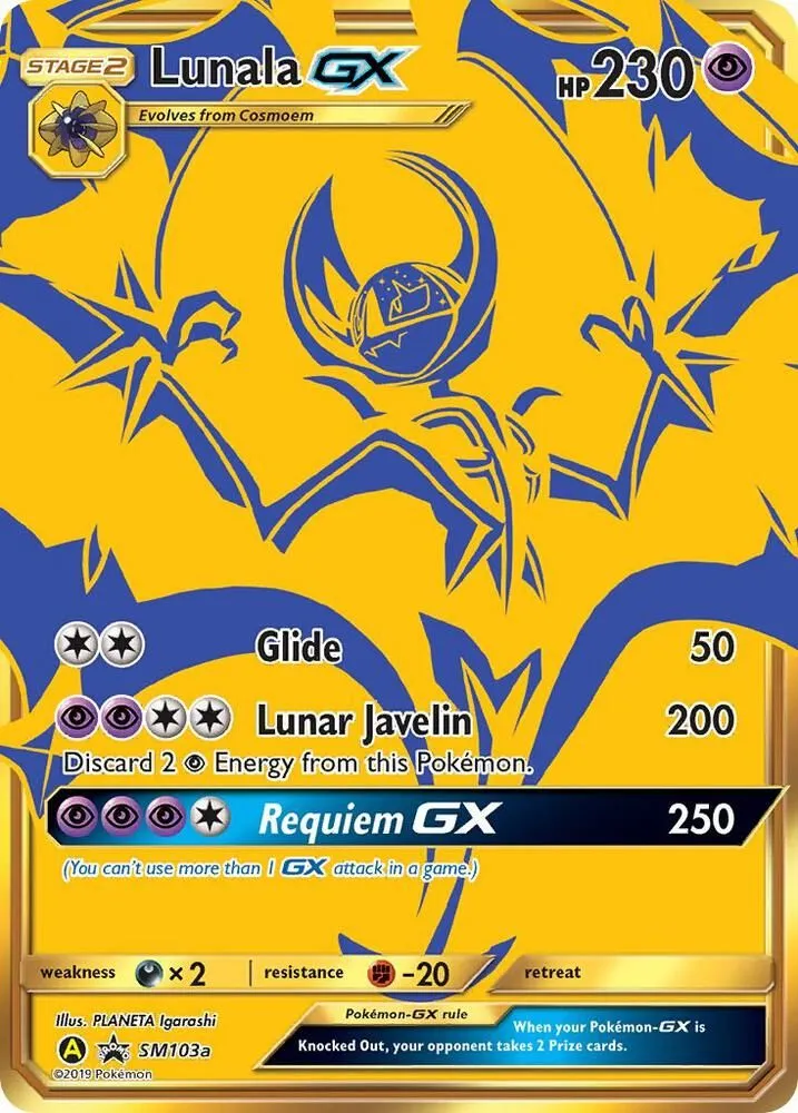 Lunala GX - SM103a — SM Promos — Pokémon