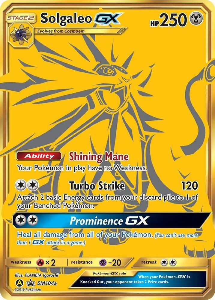 Solgaleo GX - SM104a — SM Promos — Pokemon