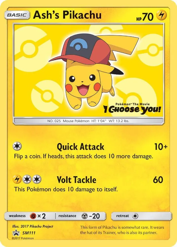Ash's Pikachu — SM Promos — Pokémon